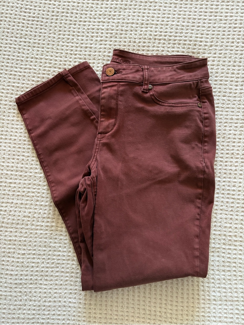 Maroon Pants